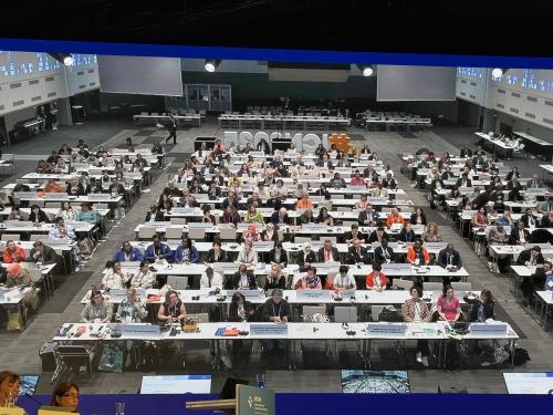 Die ICN-Mitgliederversammlung.