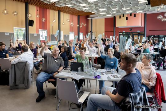Die Delegierten votierten für die Strukturreform des DBfK und für eine Reihe aktueller berufspolitischer Themen. (Fotos: Ines Grabner)