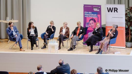 Podiumsdiskussion der Fachtagung. (Foto: Wissenschaftsrat | P. Meuser)