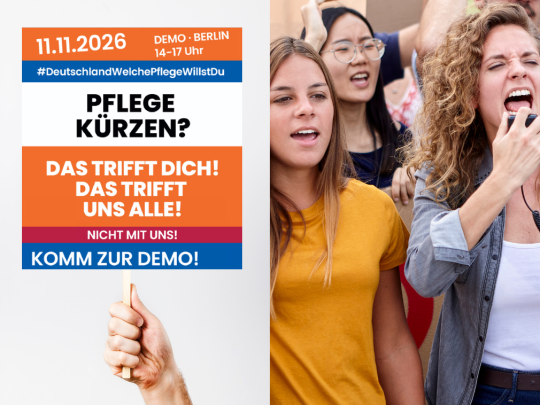 DBfK unterstützt Protestaktion des Deutschen Pflegerats